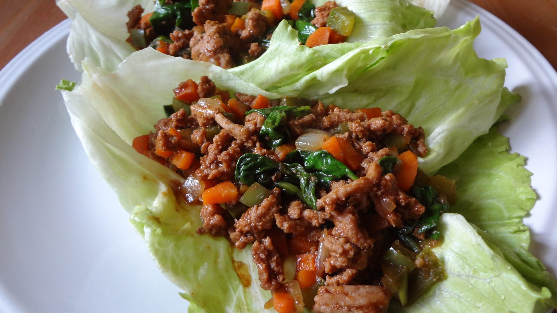 Asian Turkey Lettuce Wraps