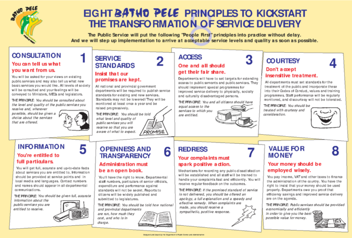 What Are the 8 Batho Pele Principles? How to Implement and Apply It to Work?