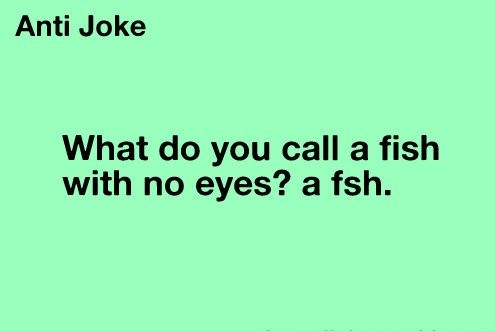 100 Best Funny Anti Jokes