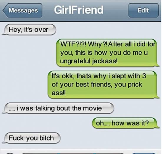 break-up text 