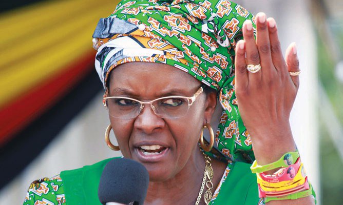 Grace Mugabe declares herself President