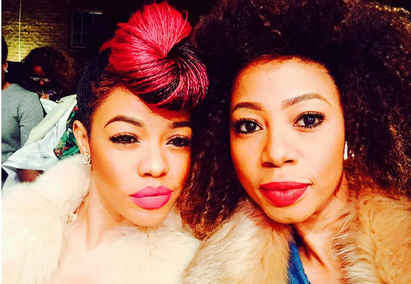 Kelly Khumalo and Zandie Khumalo