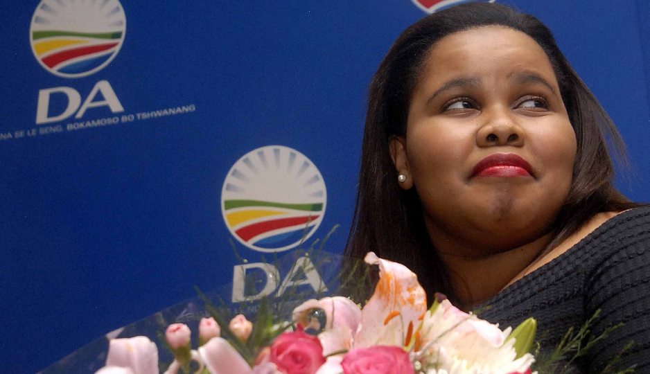 FILE PIC -- DA parliamentary leader Lindiwe Mazibuko and City Press editor Farial Haffejee took part in debate on the future of young professionals in South Africa at the Crown Plaza hotel in Rosebank on the 24 Janaury 2012.Picture Lucky Mofokeng