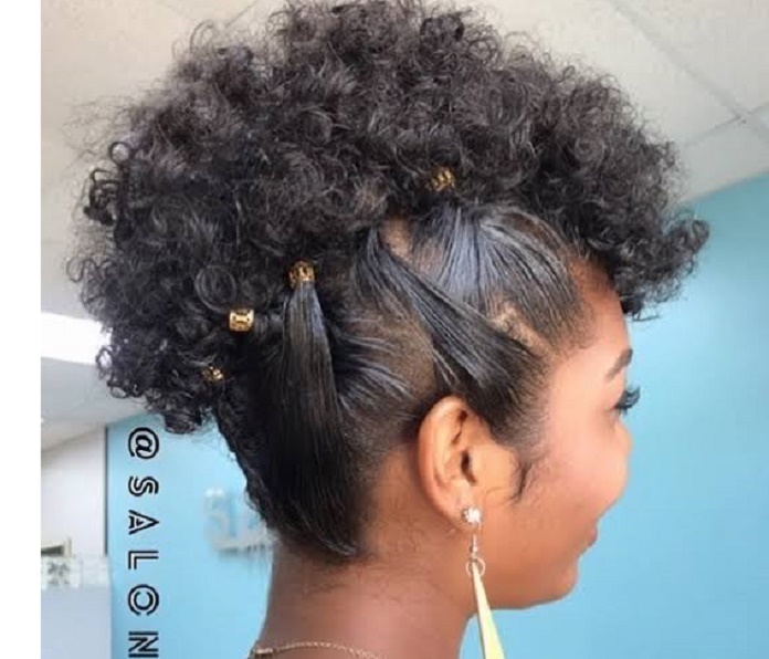 Short afro hairstyles 