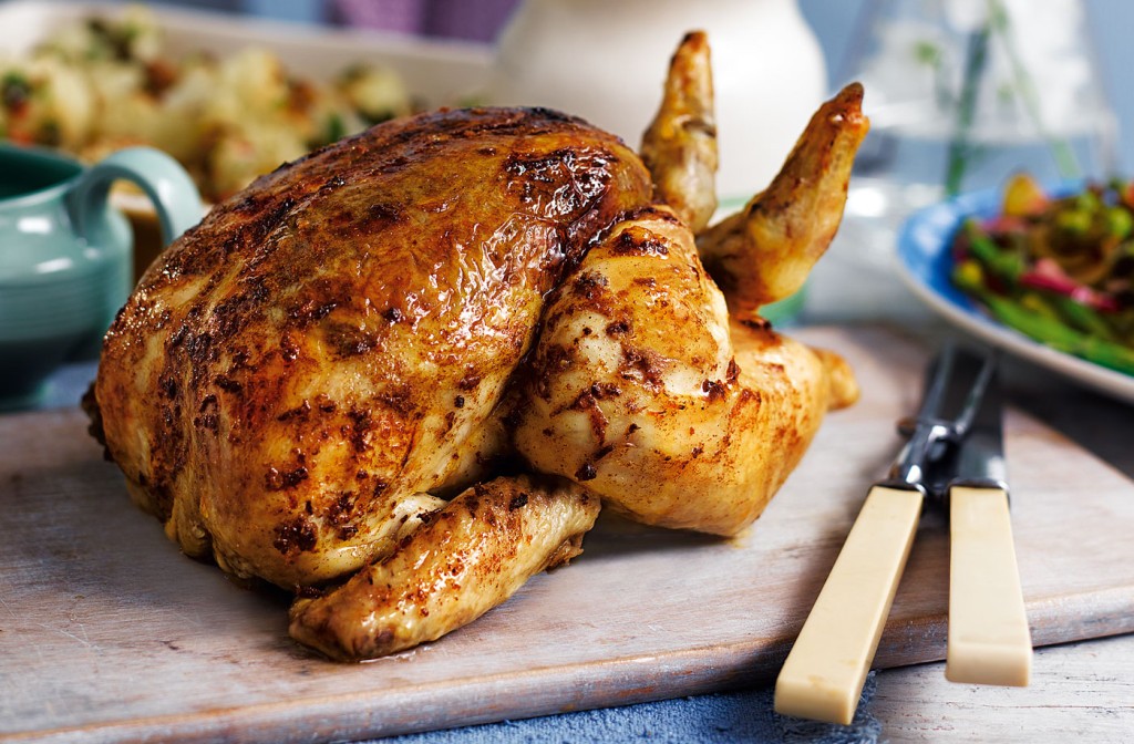 Moroccan-spiced-roast-chicken