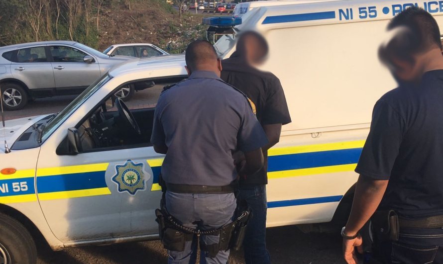 Pics Saps Officials Arrest Man In Joburg With 4 Guns And Bombs 