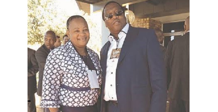Thuso Motaung and his wife