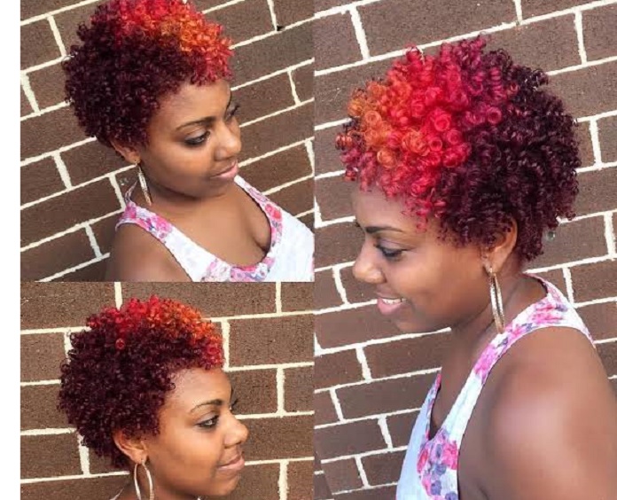 Short afro hairstyles 