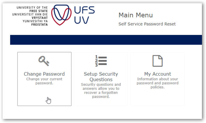 ufs self service portal