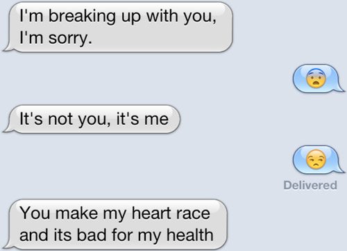 break-up text
