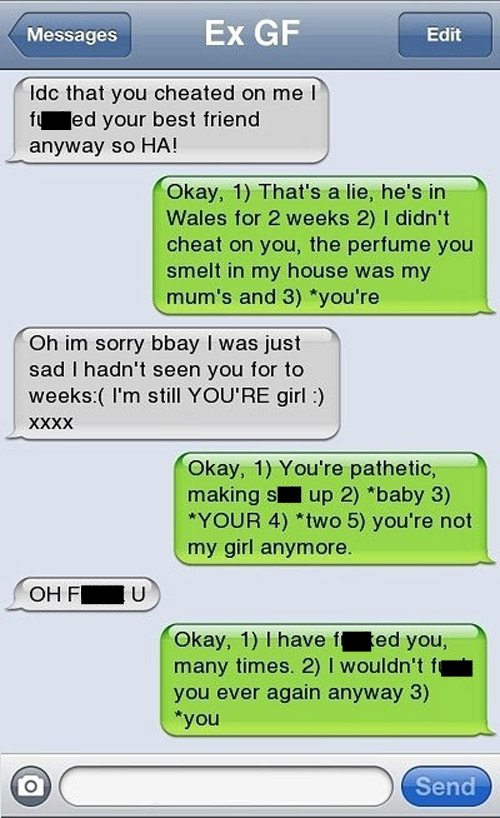 break-up text