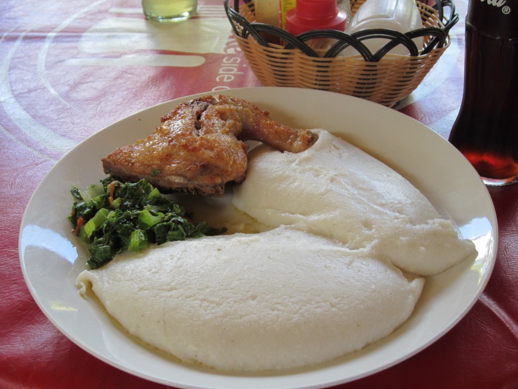 nshima - African food